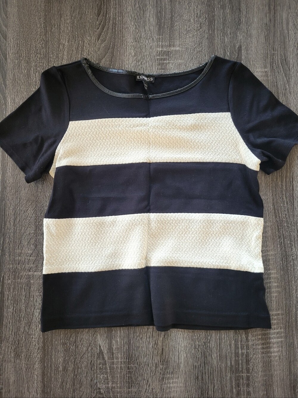 FREE Express Short Sleeve Crew Neck Top